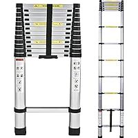 Sogesfurniture 12 5ft Aluminum Telescoping Ladder Extendable