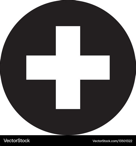 Medical Cross Symbol Icon Royalty Free Vector Image