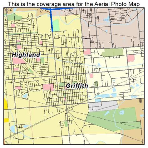 Aerial Photography Map of Griffith, IN Indiana