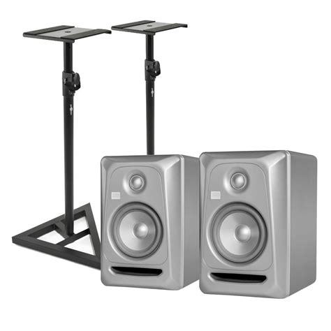 Disc Krk Rokit Rp5 G3 Platinum Studio Monitors Pair Includes Stands