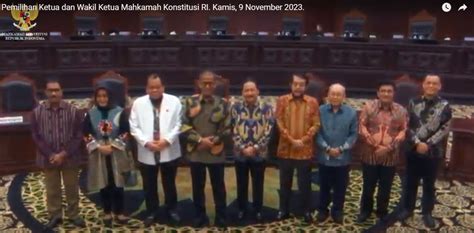 Dr Suhartoyo Ditunjuk Sebagai Ketua Mahkamah Konstitusi Terpilih