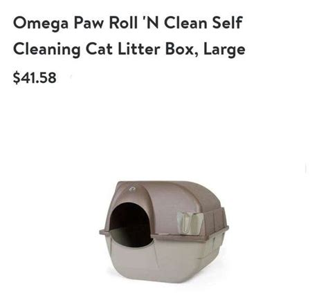 Omega Paw Roll N Clean Self Cleaning Cat Litter Box Lg - Lexington Online Auction