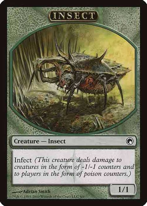 11 Green Insect Creature Token Mtgonl Tokens