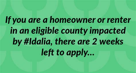 If You Are A Homeowner Or Renter In An Eligible County Impacted By