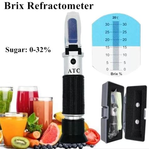 Jual Brix Refractometer Refraktometer Alat Ukur Kadar Gula Manis 0 32