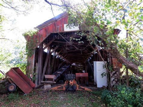 East Oriental Covered Bridge In Snyder County Pennsylvania