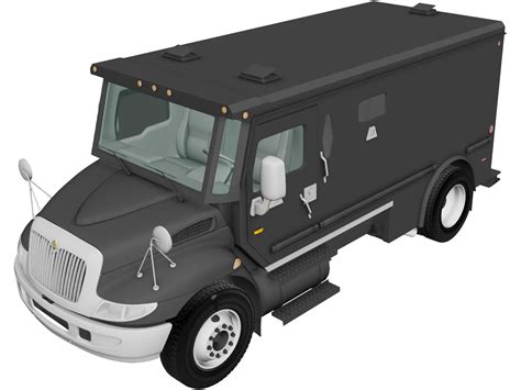 International Durastar Armored Cash Truck D Model Dcadbrowser