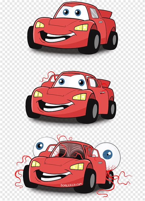 Rayo Mcqueen Coches Comics Dibujos Animados Coche Auto Compacto