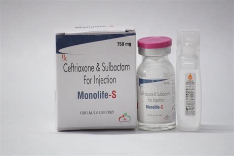 Ceftriaxone And Sulbactam Injection Mg At Rs Vial Ceftriaxone