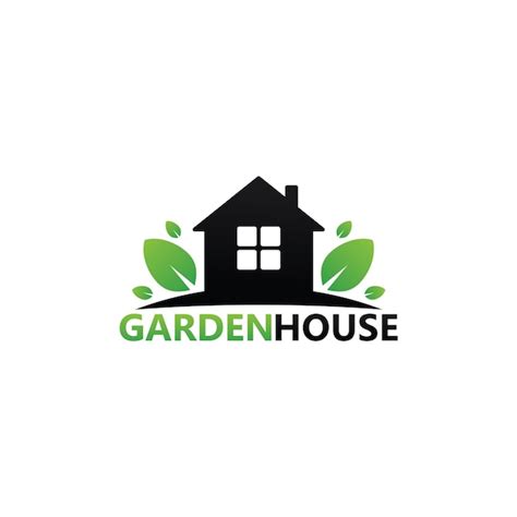 Premium Vector | Garden House Logo Template Design