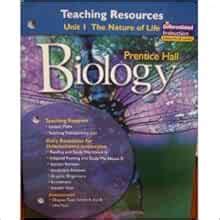 Prentice Hall Biology Teaching Resources Unit The Nature Of Life