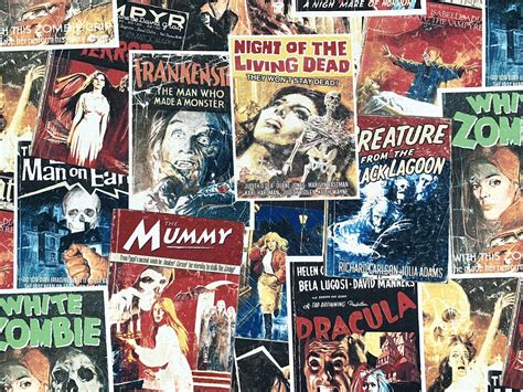 classic horror  posters wallpaper