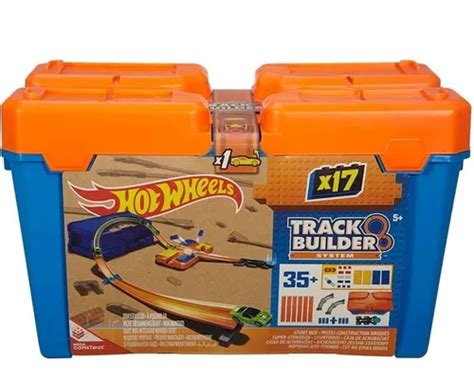 Pista Hot Wheels Track Builder System Caixa De Manobras Parcelamento Sem Juros