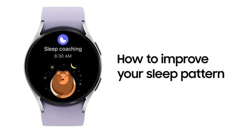 Galaxy Watch5 Watch5 Pro How To Improve Your Sleep Pattern Samsung