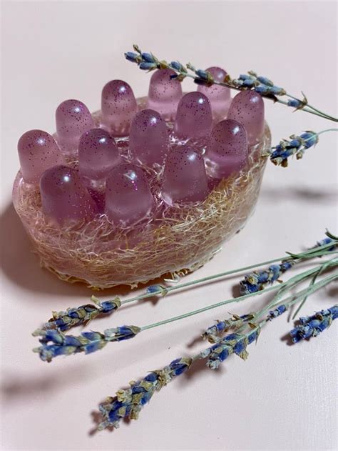 Массажное мыло с люфой in 2023 | Lavender soap, Soap, Handmade soap