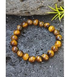 Bracelet En Pierre Naturelle Oeil De Tigre