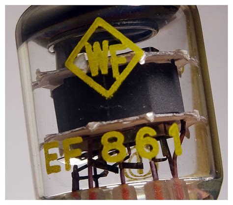 EF861 Pentode Goldpin A Vacuum Tube By WF Berlin 18813