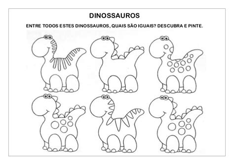 Alfabetiza O Criativa Atividades D Dinossauro