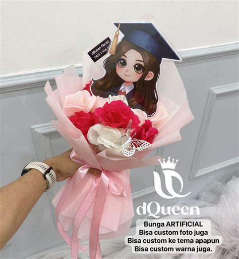 Dqueen Florist Buket Bunga Tangan Wisuda Graduations Dqueen Florist