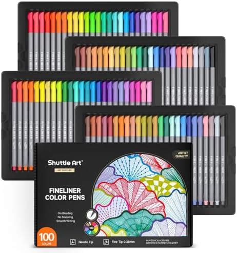 Amazon Ohuhu Colored Fineliner Drawing Pens 18 Packs Fineliner