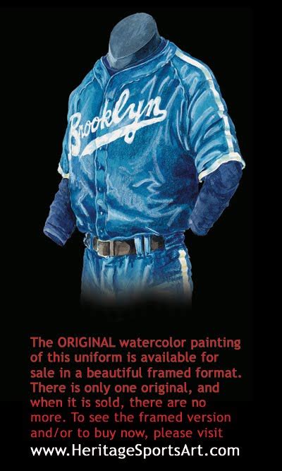 Los Angeles Dodgers Uniform and Team History | Heritage Uniforms and ...