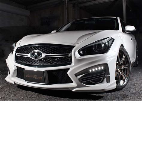 Sense Brand Sensation Alpha Front Bumper W Mesh FRP For Infiniti Q70