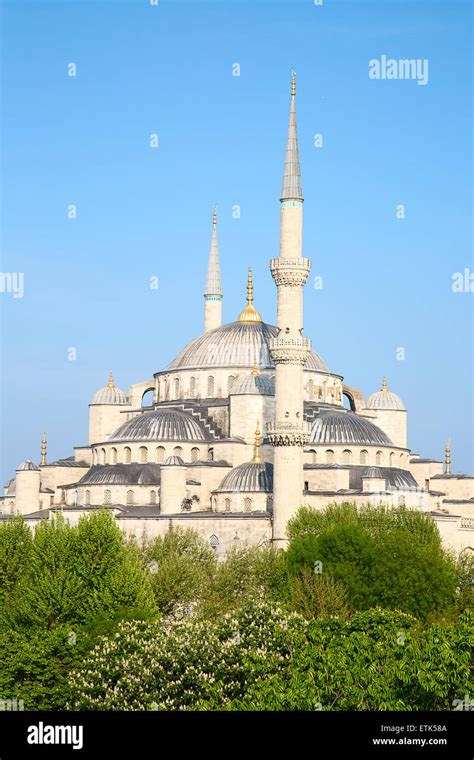 Famous Blue Mosque In Istanbul Turkey Stock Photo Alamy