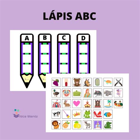 Lápis ABC Nice Wentz Formação Educacional e Desenvolvimento Humano à