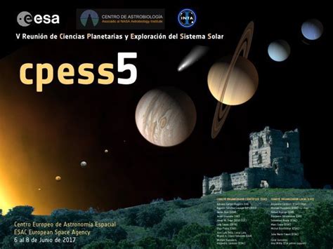 Esa El V Congreso De Ciencias Planetarias Y Exploración Del Sistema