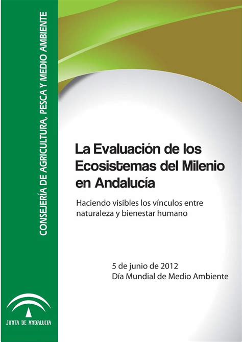 PDF La Evaluación de los Ecosistemas del Milenio en Andalucía 2012