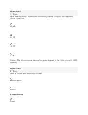 Module 5 Mastery Exercise Attempt 2 Docx Question1 1 1pts