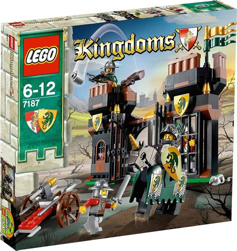 LEGO Kingdoms 7187 - Fuga dalla Prigione del Dragone, 6-12 Anni: Amazon ...