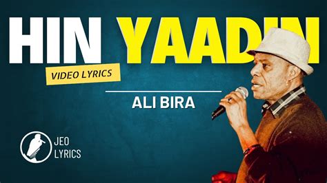 Hin Yaadini Ali Bira Youtube