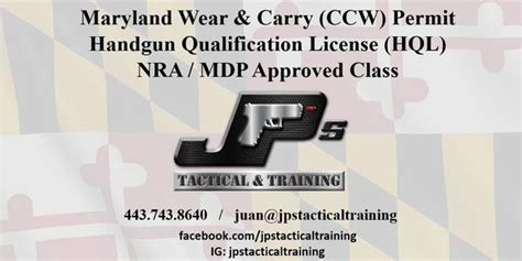 JP S Tactical Training CCW HQL Firearm Training