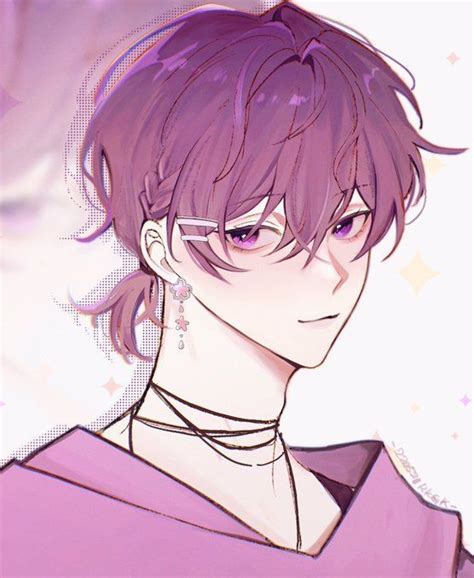 Uki Violeta Noctyx Pink Hair Anime Cute Anime Guys Anime Boy