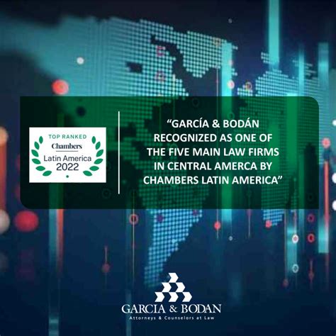 García And Bodán Is Recognized As One Of The Main Five Law Firms In