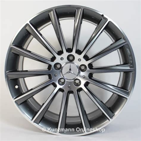 Amg Inch Multi Spoke Cls C Genuine Mercedes Benz Rim Set Himalaya