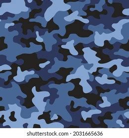 Camouflage Texture Seamless Pattern Abstract Modern Stock Vector