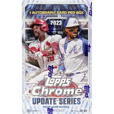 Mlb Chrome Update Series Baseball Trading Card Blaster Box Packs