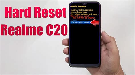 Hard Reset Realme C Factory Reset Remove Pattern Lock Password How