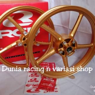 Jual Velg RCB MX King Palang 5 SP522 Gold Hitam Ukuran 160 185 Ring 17