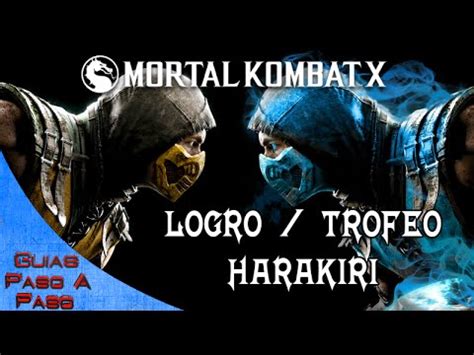 Mortal Kombat X Logro Trofeo Harakiri Youtube