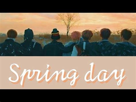 Bts Spring Day Youtube