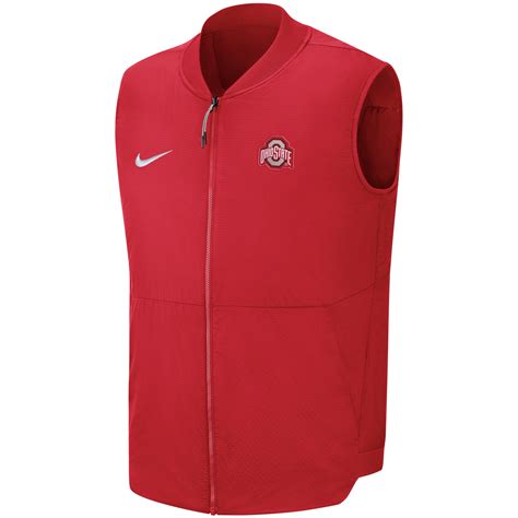 Men's Nike Scarlet Ohio State Buckeyes College Vest