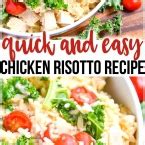 Easy Chicken Risotto Recipe Courtney S Sweets