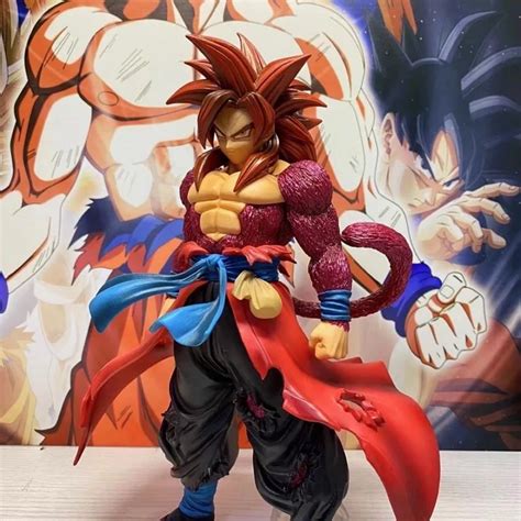 33CM Goku Dragon Ball Figure SSJ4 Son Goku Action Figure GK Super ...