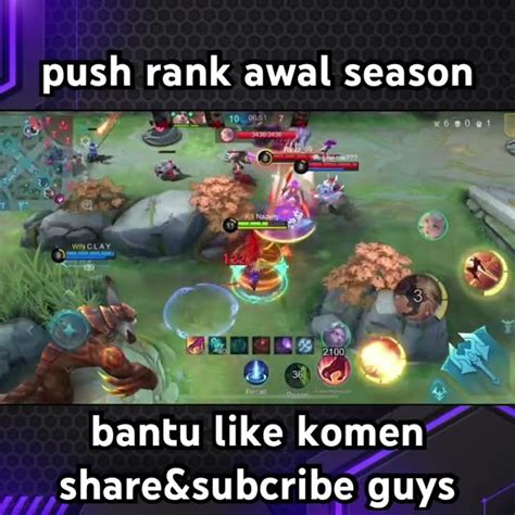 Push Rank Awal Season Mobilelegends Heromontage Mlbb Hayabusa