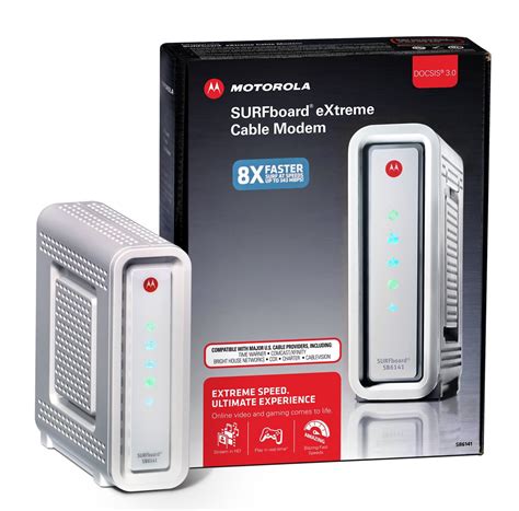 Arris Motorola Surfboard Sb6141 Docsis 30 Cable Modem White