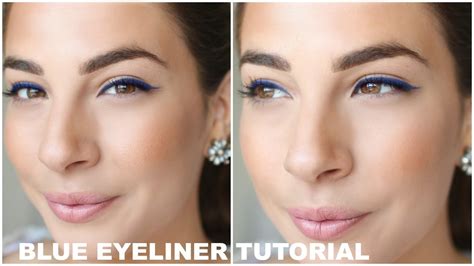 Easy Blue Eyeliner Tutorial Youtube