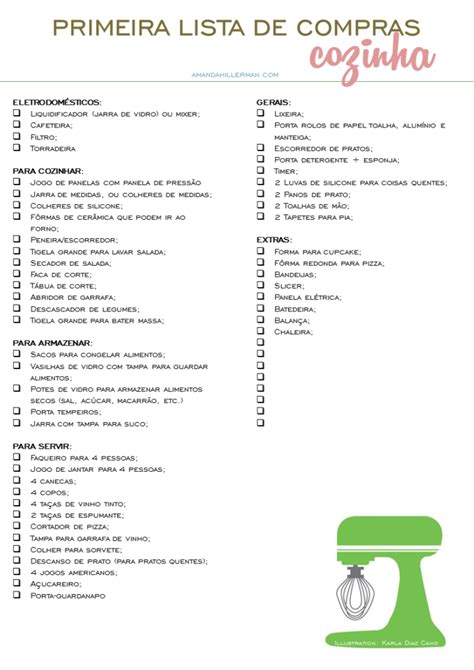 Lista De Compras Essencial Para Sua Cozinha Como Comprar Uma Casa